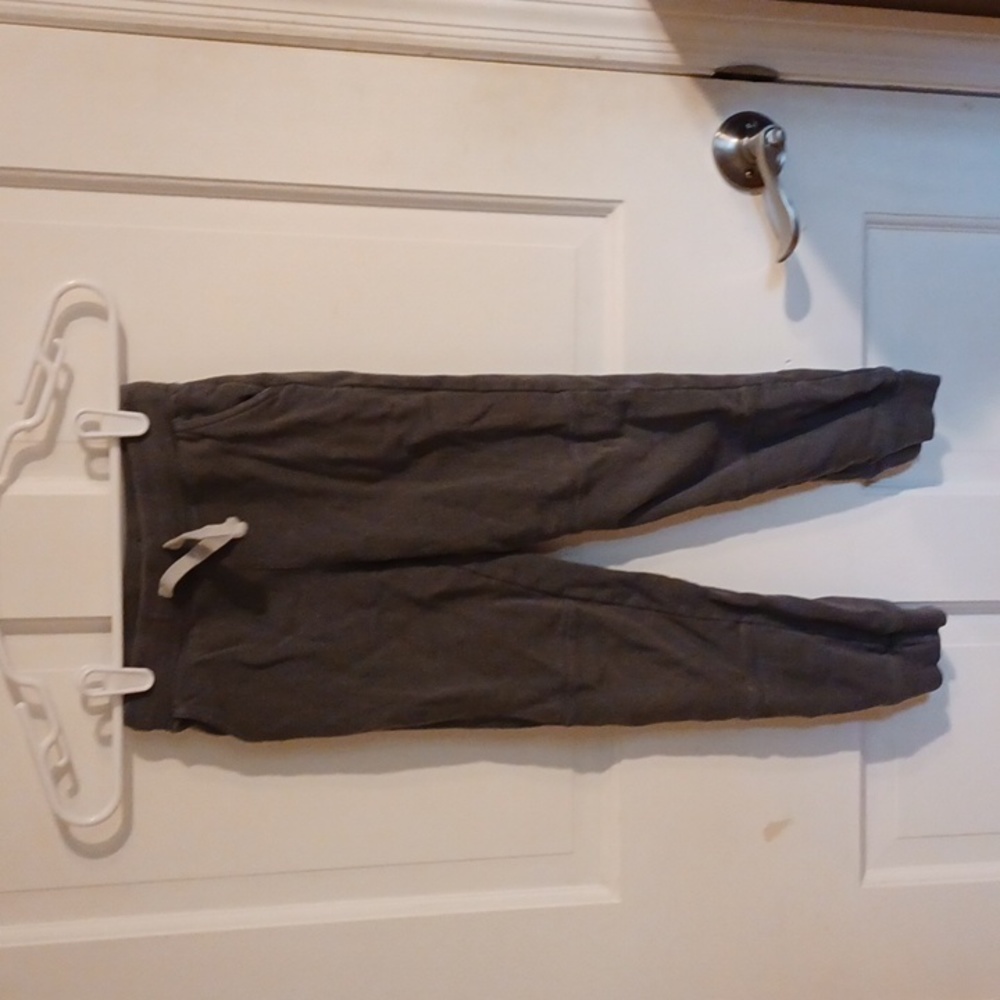 Gray sweatpants